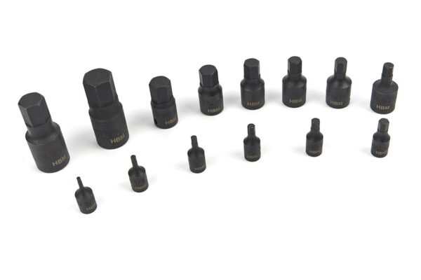 HBM Kracht Inbus Doppenset Inch Maten 14 Delig - Bild 4