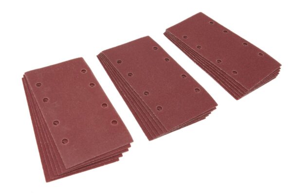 HBM vlakschuurpapier 90x187 mm K60, K80, K120 18 stuks - Afbeelding 2