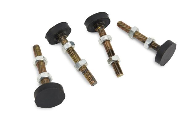 HBM 4 Delige Set Stelvoeten, Trillingsdempers M10 Draad – 100 Kg. Per stuk - Afbeelding 2