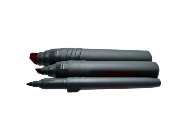 ToolPack heavy duty markering set permanent rood, 3 stuks - Afbeelding 2