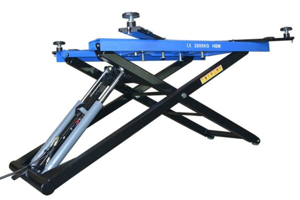 HBM Hydraulische Verrijdbare Autopoetsbrug, Bandenbrug, Hefbrug 2800 Kg. Met Elektronische Ontgrendeling - Afbeelding 3