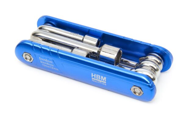 HBM 6 Delige Opvouwbare Dopsleutelset - Afbeelding 4