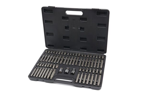 HBM inbus, torx, spline en ribe doppenset 75-delig