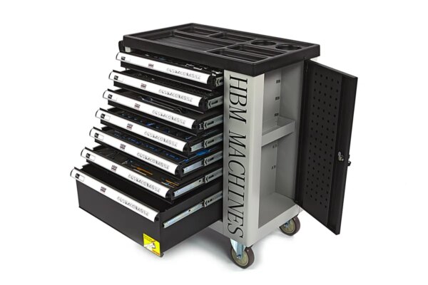 HBM premium gevulde gereedschapswagen met deur - 245-delig