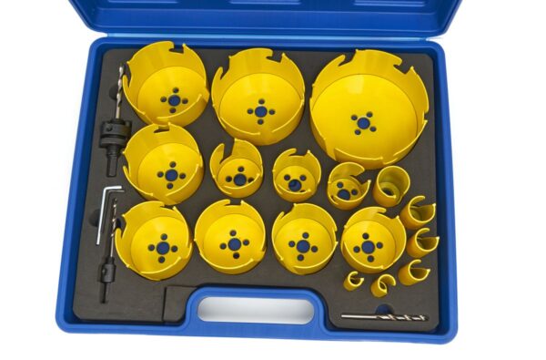HBM Professionele 17 Delige Multi Materiaal TCT Diamanten Gatzagenset - Image 8