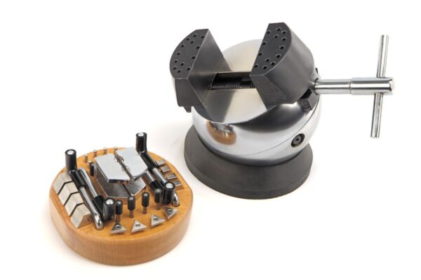 HBM 125 mm Graveerkogel Met 34 Delige klemmenset