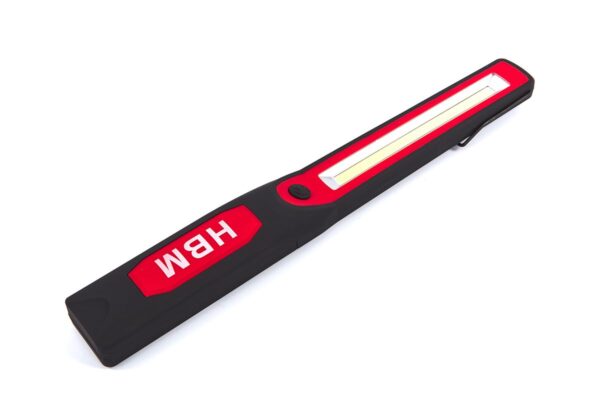 HBM Extra Smalle Led Zaklamp 250 Lumen - ROOD