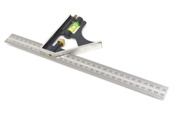 HBM 300 mm. Verstelbare Combinatie Winkelhaak Met Libel - Afbeelding 5