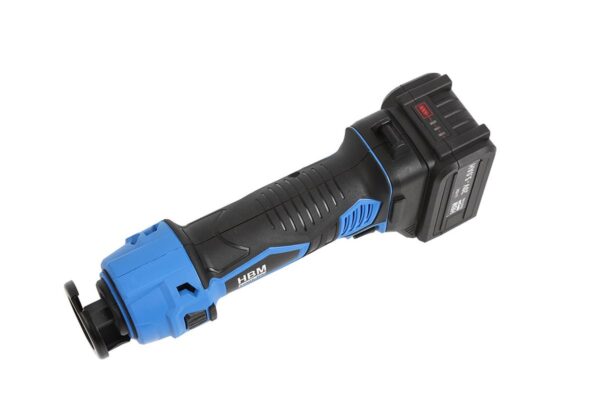 HBM Professionele 18 Volt 5,0 AH Li-ion Gipsfreesmachine en 2 Li-ion Accu's - Bild 4