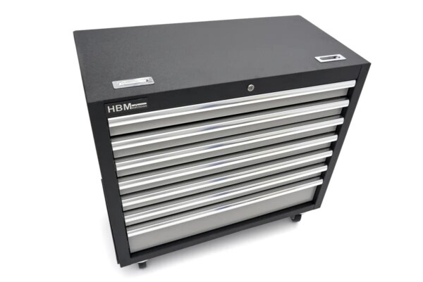 HBM 7 Laden Breed Professionele Gereedschapswagen voor Werkplaatsinrichting - Afbeelding 5