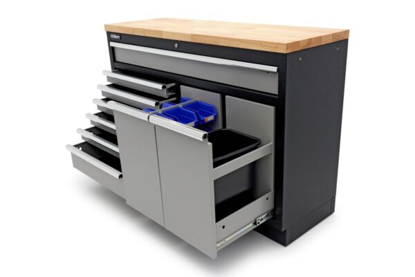 HBM 9 Laden 136 Cm. Professionele Gereedschapskast, Werkbank voor Werkplaatsinrichting - Image 12