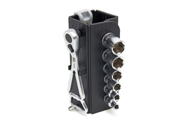AOK 23 Delige Professionele 1/4 inch Doppenset en Bitset met Ratel in handige Opbergetui - Image 3