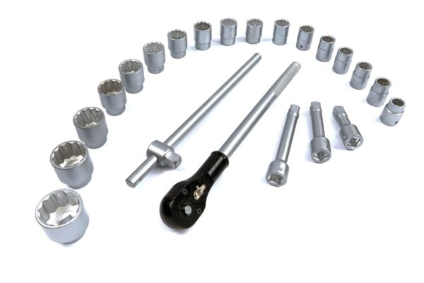HBM 22 Delige 3/4 inch Doppenset - Bild 3