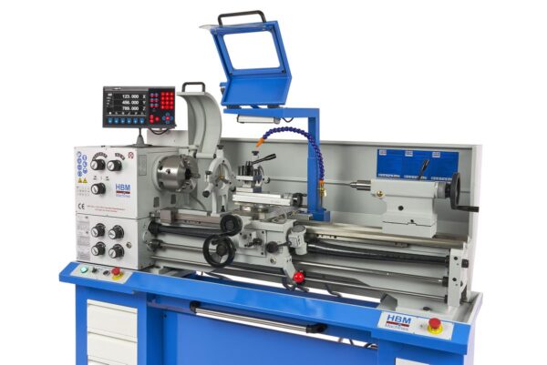 HBM 360 x 1000 Industriële Metaaldraaibank Compleet met Grote Doorlaat Met 3 Assig LCD Digitaal Uitleessysteem - 400 Volt - Afbeelding 9