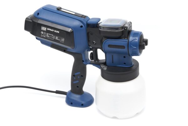 HBM elektrische verfspuit 550 Watt, 1500 ml, met LED licht - Afbeelding 8