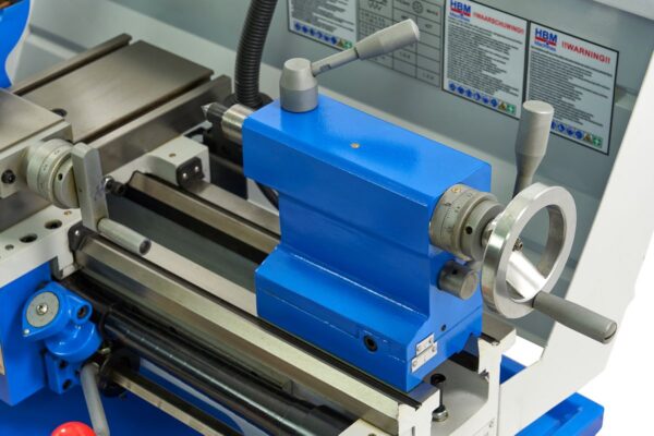 HBM 280 x 600 Profi Metaaldraaibank Tandwiel Geschakeld Compleet - Afbeelding 5