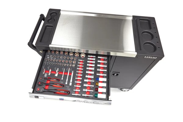 HBM XL Premium Gevulde Gereedschapswagen met Deur - 274 Delig - Afbeelding 11