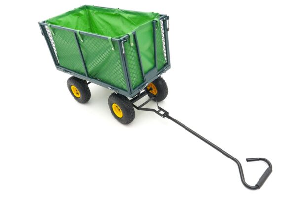 HBM 100 Kg Trekkar, Bolderwagen, Tuinkar Met 86 x 46 x 38 cm Laadbak Inclusief Canvas Zak - Image 4