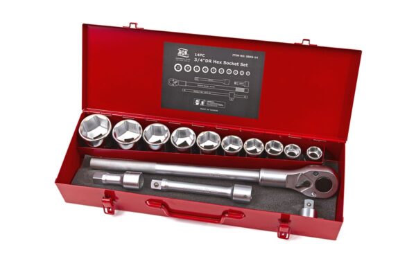AOK 14 Delige 3/4 inch Professionele Doppenset