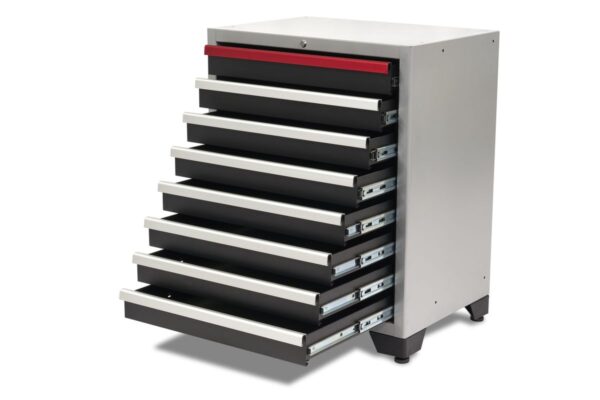 HBM 8 Laden Deluxe Professionele Gereedschapskast voor Werkplaatsinrichting - Afbeelding 4