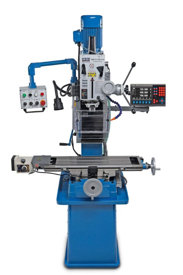 HBM BF 45 Freesmachine Met 3 Assig LCD Digitaal Uitleessysteem - 400 Volt - Afbeelding 2
