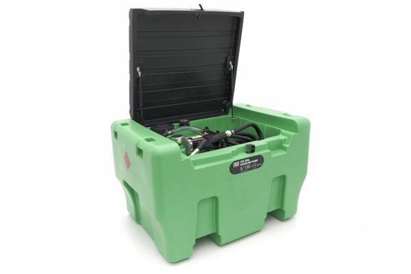HBM 12 Volt 330 Liter benzinepomp met tank en deksel - Afbeelding 14