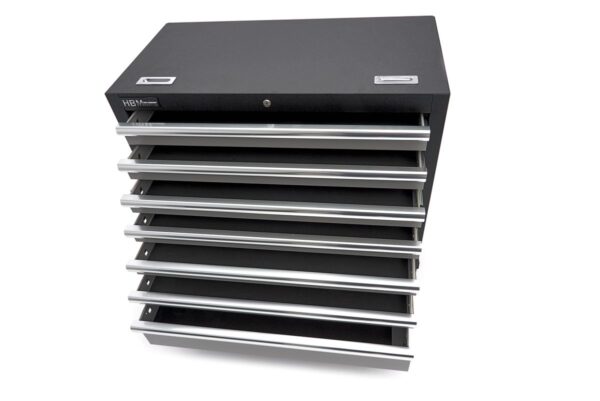 HBM 7 Laden Breed Professionele Gereedschapswagen voor Werkplaatsinrichting - Afbeelding 8