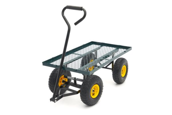 HBM 100 Kg Trekkar, Bolderwagen, Tuinkar Met 86 x 46 x 38 cm Laadbak Inclusief Canvas Zak - Image 12