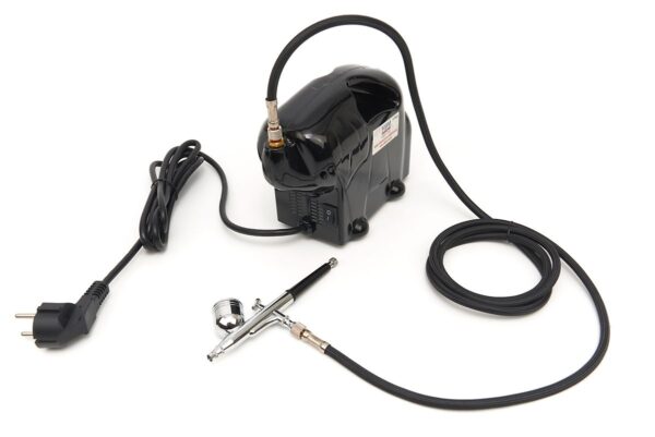 HBM Complete Airbrushset Inclusief Verf - Afbeelding 2