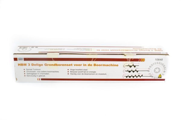 HBM 3 Delige Grondborenset voor in de Boormachine - Afbeelding 3