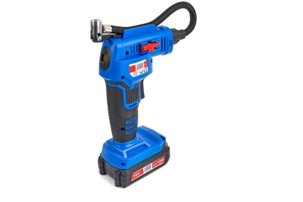HBM 18 Volt Compressor op Accu met Toebehoren - Afbeelding 8