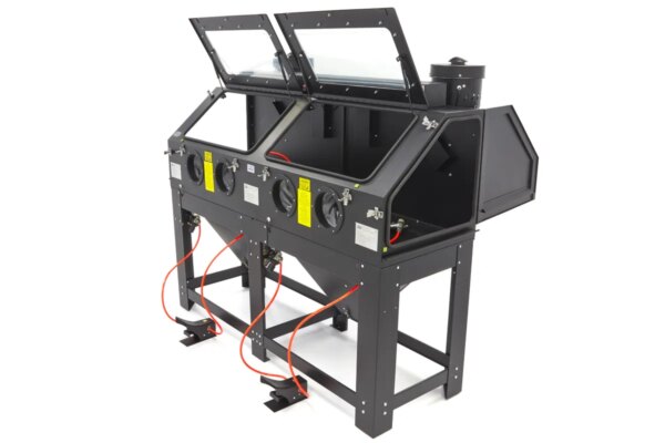 HBM SBC 880 Dubbele Straalcabine Met 2 Afzuigers - Image 3