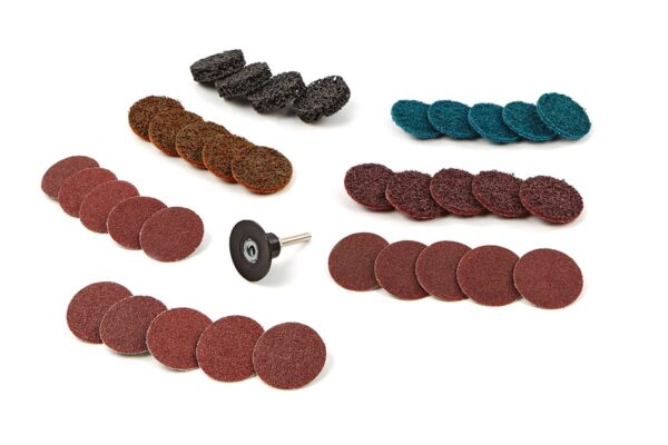 HBM 35 Delige Schuur, Polijst en Clean set met 6 mm opnamedoorn