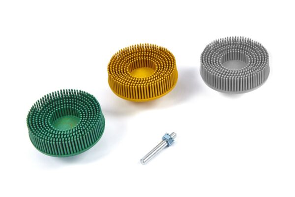 HBM 3 Delige 50 mm Bristle Disc Set met 6.3 mm Stiftopname