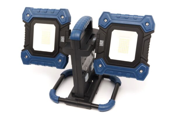 HBM LED bouwlamp stelbaar 2 x 30W 2 x 5650 lumen 6500K