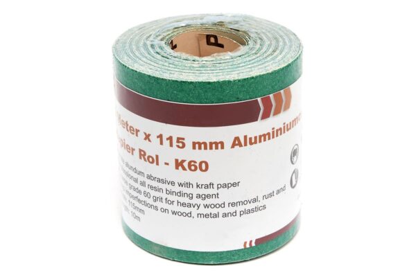 HBM 10 Meter x 115 mm Aluminiumoxide Schuurpapier Rollen