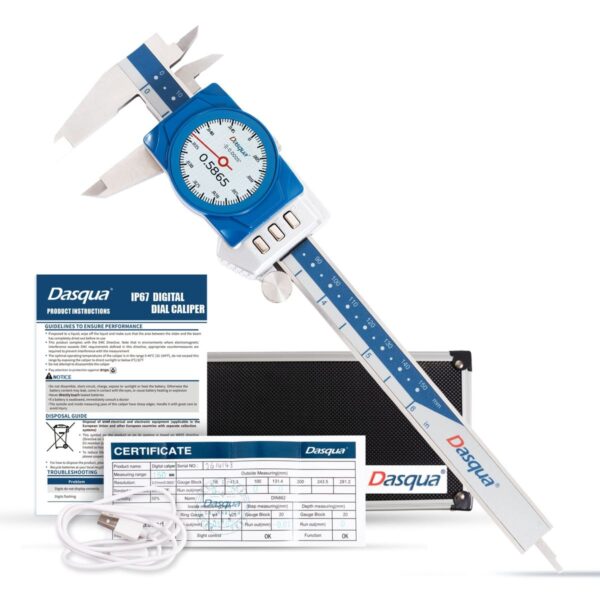 Dasqua gecombineerde digitale schuifmaat 3004-0010 - Afbeelding 4