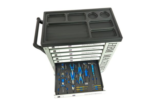 HBM premium gevulde gereedschapswagen met deur - 245-delig - Afbeelding 21