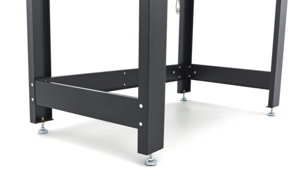 HBM 115 Cm. Werkbank Met Houten Werkblad, Achterwand Met Kastenwand, Led Verlichting , Stekkerdoos e - Afbeelding 14