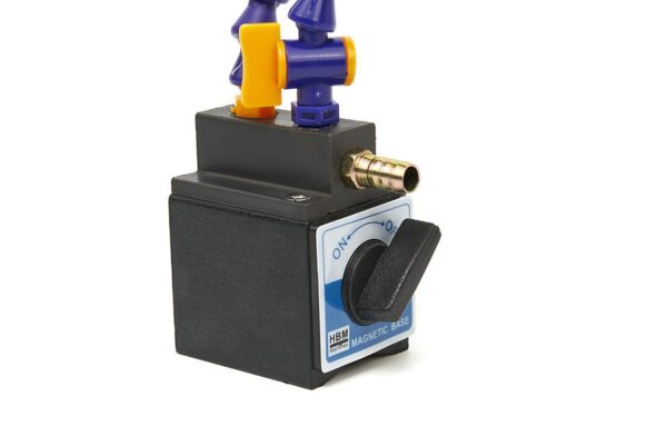 HBM Magneetvoet met 2 x 300 mm. Koelarmen met Kraan - Afbeelding 3