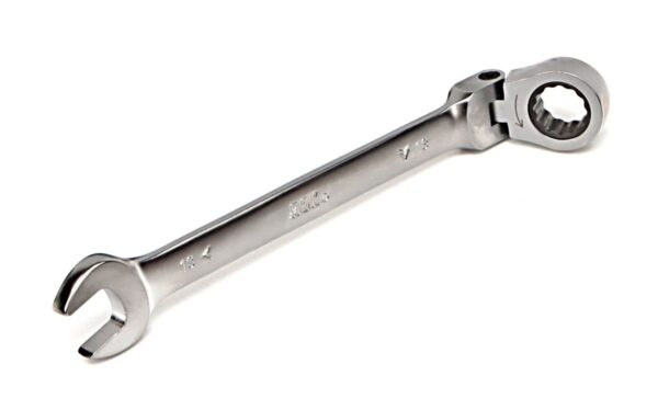 AOK 13 mm Professionele Ringratel - Steeksleutel met Kantelbare Kop