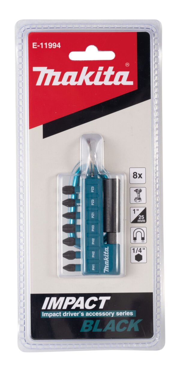 Makita Schroefbitset 8-delig Met Haak E-11994 - Afbeelding 3