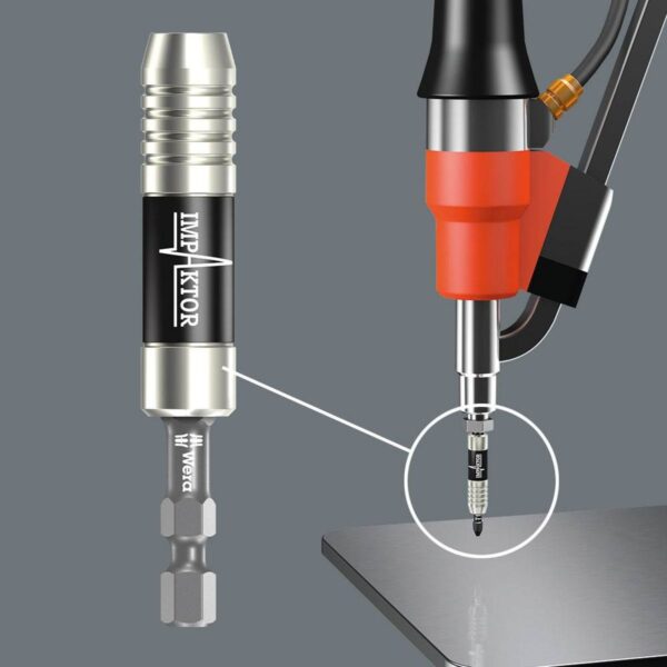 Wera 1/4 inch magneetbithouder Impaktor 897/4 IMP - Afbeelding 3