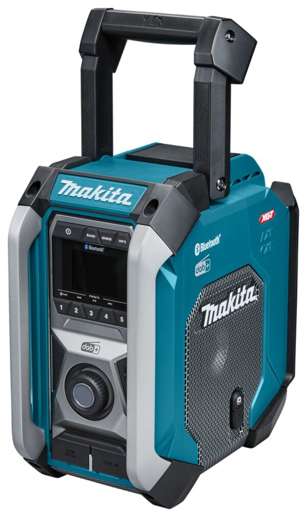 Makita accu bouwradio body, FM DAB, DAB+, Bluetooth, MR007GZ