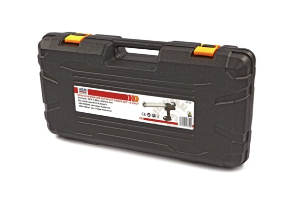 HBM Elektrische Kitspuit Compleet 18 Volt - Afbeelding 9