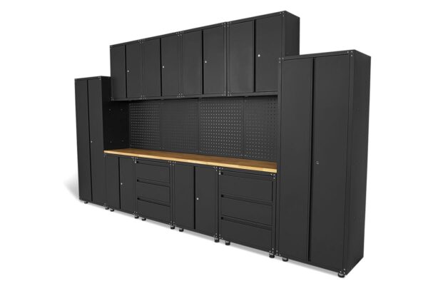 HBM premium modulair werkplaatssysteem, 16-delig, matzwart - Image 4