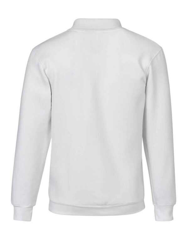 Storvik Napoli werksweater polo kraag wit - Afbeelding 2