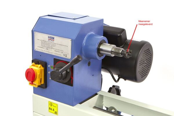HBM 1100 Variabele Houtdraaibank met Kopieerinrichting - Afbeelding 9
