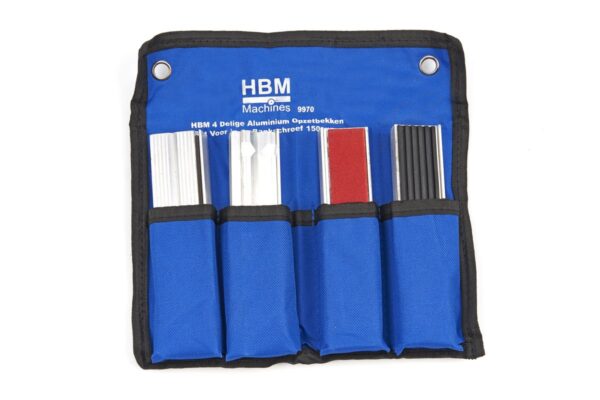 HBM 4 Delige Aluminium Opzetbekken Sets Voor in de Bankschroef - Image 6