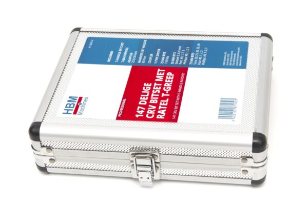 HBM CRV bitset met T-greep en handratel 147-delig - Bild 8